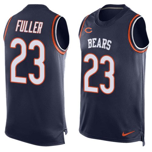 Nike Bears #23 Kyle Fuller Navy Blue Team Color Men's Stitched NFL Limited Tank Top Jersey Nike Bears #23 Kyle Fuller Navy Blue Team Color Men's Stitched NFL Limited Tank Top Jersey