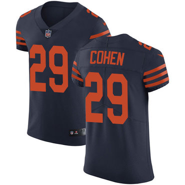 Nike Bears #29 Tarik Cohen Navy Blue Alternate Men's Stitched NFL Vapor Untouchable Elite Jersey Nike Bears #29 Tarik Cohen Navy Blue Alternate Men's Stitched NFL Vapor Untouchable Elite Jersey