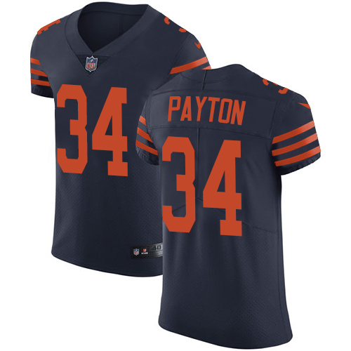 Nike Bears #34 Walter Payton Navy Blue Alternate Men's Stitched NFL Vapor Untouchable Elite Jersey Nike Bears #34 Walter Payton Navy Blue Alternate Men's Stitched NFL Vapor Untouchable Elite Jersey