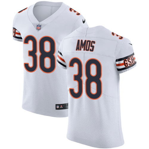 Nike Bears #38 Adrian Amos White Men's Stitched NFL Vapor Untouchable Elite Jersey Nike Bears #38 Adrian Amos White Men's Stitched NFL Vapor Untouchable Elite Jersey