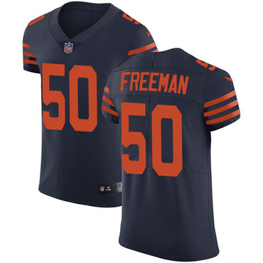 Nike Bears #50 Jerrell Freeman Navy Blue Alternate Men's Stitched NFL Vapor Untouchable Elite Jersey Nike Bears #50 Jerrell Freeman Navy Blue Alternate Men's Stitched NFL Vapor Untouchable Elite Jersey