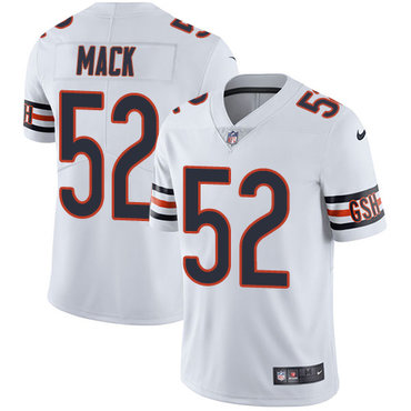 Nike Bears #52 Khalil Mack White Men's Stitched NFL Vapor Untouchable Limited Jersey Nike Bears #52 Khalil Mack White Men's Stitched NFL Vapor Untouchable Limited Jersey