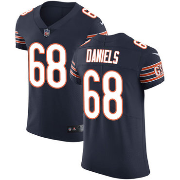 Nike Bears #68 James Daniels Navy Blue Team Color Men's Stitched NFL Vapor Untouchable Elite Jersey Nike Bears #68 James Daniels Navy Blue Team Color Men's Stitched NFL Vapor Untouchable Elite Jersey