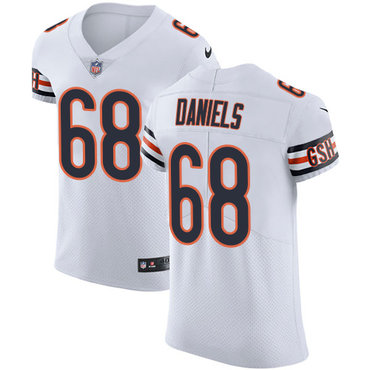 Nike Bears #68 James Daniels White Men's Stitched NFL Vapor Untouchable Elite Jersey Nike Bears #68 James Daniels White Men's Stitched NFL Vapor Untouchable Elite Jersey