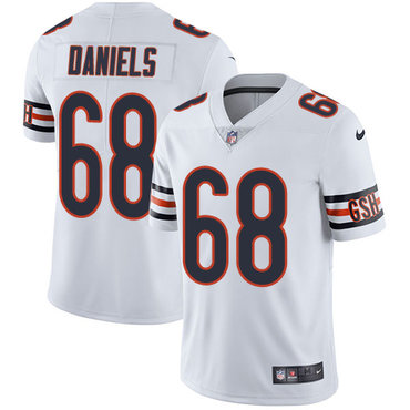 Nike Bears #68 James Daniels White Men's Stitched NFL Vapor Untouchable Limited Jersey Nike Bears #68 James Daniels White Men's Stitched NFL Vapor Untouchable Limited Jersey