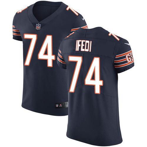 Nike Bears #74 Germain Ifedi Navy Blue Team Color Men's Stitched NFL Vapor Untouchable Elite Jersey Nike Bears #74 Germain Ifedi Navy Blue Team Color Men's Stitched NFL Vapor Untouchable Elite Jersey