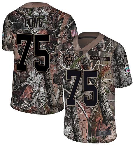Nike Bears #75 Kyle Long Camo Men's Stitched NFL Limited Rush Realtree Jersey Nike Bears #75 Kyle Long Camo Men's Stitched NFL Limited Rush Realtree Jersey