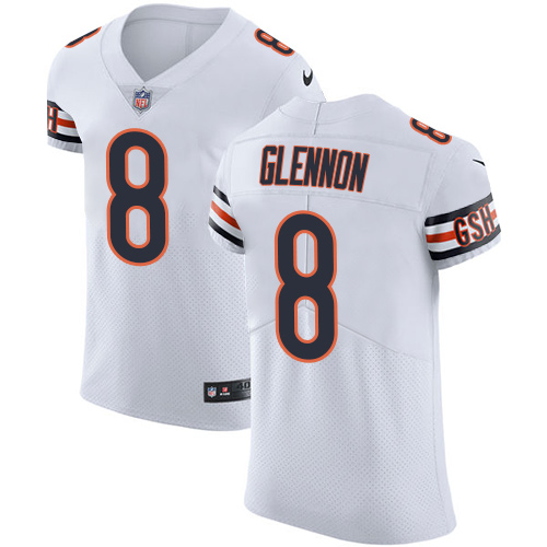Nike Bears #8 Mike Glennon White Men's Stitched NFL Vapor Untouchable Elite Jersey Nike Bears #8 Mike Glennon White Men's Stitched NFL Vapor Untouchable Elite Jersey