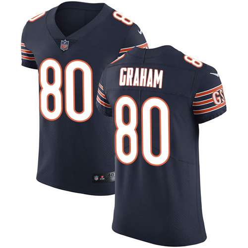 Nike Bears #80 Jimmy Graham Navy Blue Team Color Men's Stitched NFL Vapor Untouchable Elite Jersey Nike Bears #80 Jimmy Graham Navy Blue Team Color Men's Stitched NFL Vapor Untouchable Elite Jersey