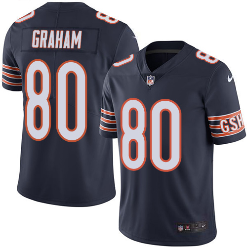 Nike Bears #80 Jimmy Graham Navy Blue Team Color Men's Stitched NFL Vapor Untouchable Limited Jersey Nike Bears #80 Jimmy Graham Navy Blue Team Color Men's Stitched NFL Vapor Untouchable Limited Jersey