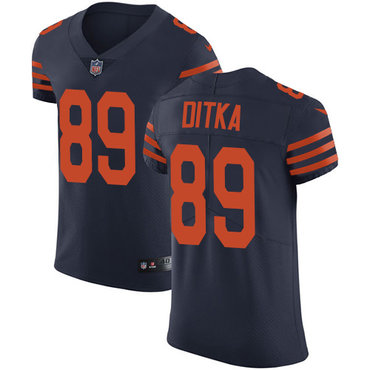 Nike Bears #89 Mike Ditka Navy Blue Alternate Men's Stitched NFL Vapor Untouchable Elite Jersey Nike Bears #89 Mike Ditka Navy Blue Alternate Men's Stitched NFL Vapor Untouchable Elite Jersey
