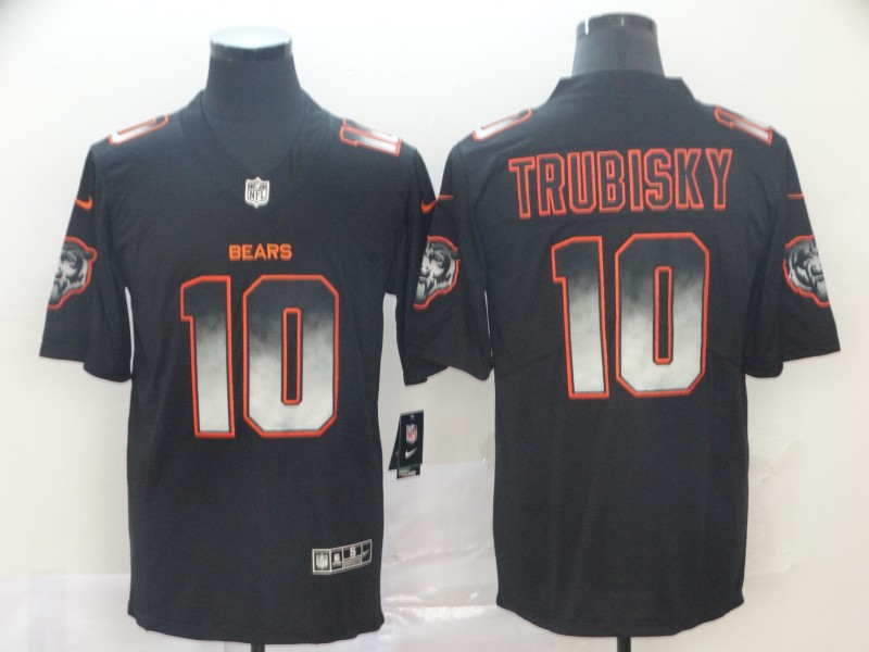 Nike Bears 10 Mitchell Trubisky Black Arch Smoke Vapor Untouchable Limited Jersey Nike Bears 10 Mitchell Trubisky Black Arch Smoke Vapor Untouchable Limited Jersey