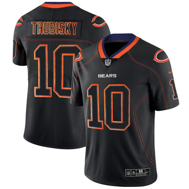 Nike Bears 10 Mitchell Trubisky Black Shadow Legend Limited Jersey Nike Bears 10 Mitchell Trubisky Black Shadow Legend Limited Jersey