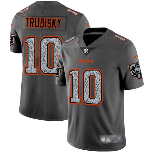Nike Bears 10 Mitchell Trubisky Gray Camo Vapor Untouchable Limited Jersey Nike Bears 10 Mitchell Trubisky Gray Camo Vapor Untouchable Limited Jersey