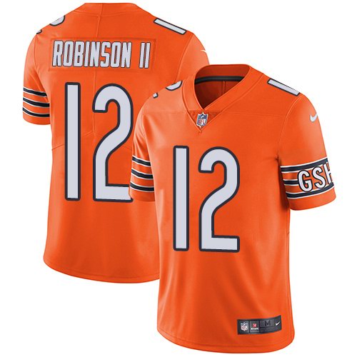 Nike Bears 12 Allen Robinson II Orange Color Rush Limited Jersey Nike Bears 12 Allen Robinson II Orange Color Rush Limited Jersey