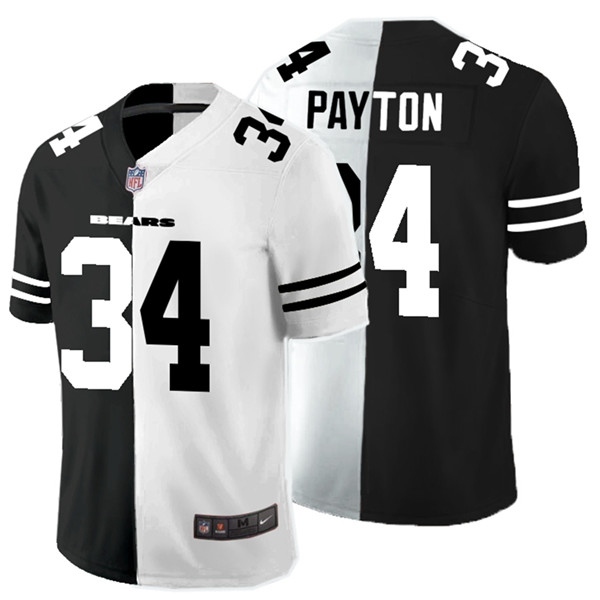 Nike Bears 34 Walter Payton Black And White Split Vapor Untouchable Limited Jersey Nike Bears 34 Walter Payton Black And White Split Vapor Untouchable Limited Jersey