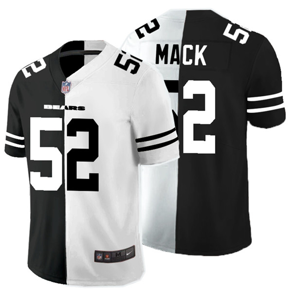 Nike Bears 52 Khalil Mack Black And White Split Vapor Untouchable Limited Jersey Nike Bears 52 Khalil Mack Black And White Split Vapor Untouchable Limited Jersey