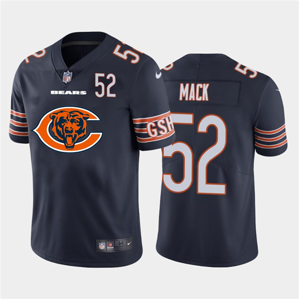 Nike Bears 52 Khalil Mack Navy Team Big Logo Number Vapor Untouchable Limited Jersey Nike Bears 52 Khalil Mack Navy Team Big Logo Number Vapor Untouchable Limited Jersey