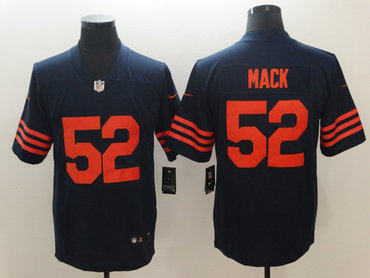 Nike Bears 52 Khalil Mack Navy Throwback Vapor Untouchable Limited Jersey Nike Bears 52 Khalil Mack Navy Throwback Vapor Untouchable Limited Jersey