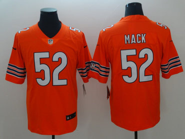 Nike Bears 52 Khalil Mack Orange Alternate Vapor Untouchable Limited Jersey Nike Bears 52 Khalil Mack Orange Alternate Vapor Untouchable Limited Jersey
