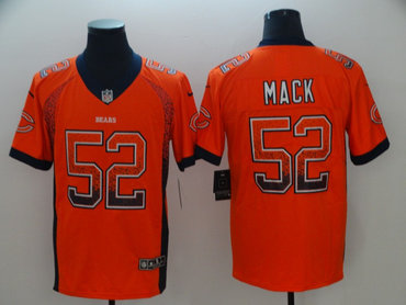 Nike Bears 52 Khalil Mack Orange Drift Fashion Limited Jersey Nike Bears 52 Khalil Mack Orange Drift Fashion Limited Jersey