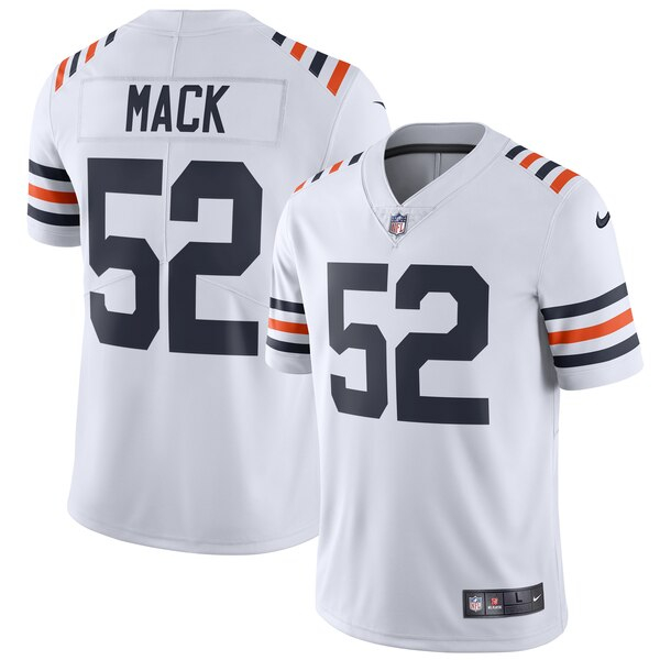Nike Bears 52 Khalil Mack White 2019 Alternate Classic Vapor Untouchable Limited Jersey Nike Bears 52 Khalil Mack White 2019 Alternate Classic Vapor Untouchable Limited Jersey