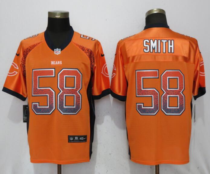 Nike Bears 58 Roquan Smith Orange Drift Fashion Elite Jersey Nike Bears 58 Roquan Smith Orange Drift Fashion Elite Jersey