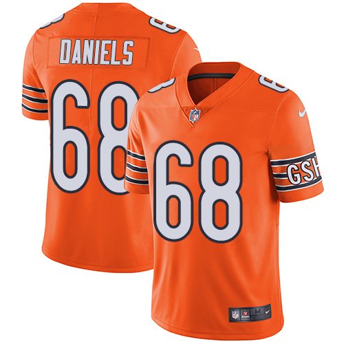 Nike Bears 68 James Daniels Orange Color Rush Limited Jersey Nike Bears 68 James Daniels Orange Color Rush Limited Jersey