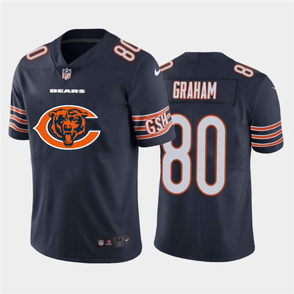 Nike Bears 80 Jimmy Graham Navy Team Big Logo Vapor Untouchable Limited Jersey Nike Bears 80 Jimmy Graham Navy Team Big Logo Vapor Untouchable Limited Jersey