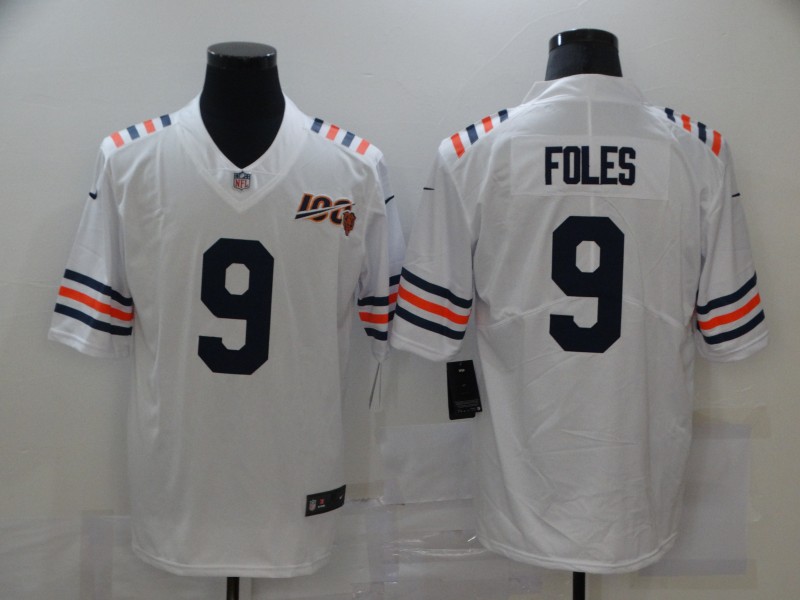 Nike Bears 9 Nick Foles White 100th Season Vapor Untouchable Limited Jersey Nike Bears 9 Nick Foles White 100th Season Vapor Untouchable Limited Jersey