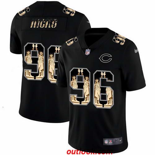 Nike Bears 96 Akiem Hicks Black Statue Of Liberty Limited Jersey Nike Bears 96 Akiem Hicks Black Statue Of Liberty Limited Jersey