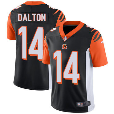 Nike Bengals #14 Andy Dalton Black Team Color Youth Stitched NFL Vapor Untouchable Limited Jersey Nike Bengals #14 Andy Dalton Black Team Color Youth Stitched NFL Vapor Untouchable Limited Jersey