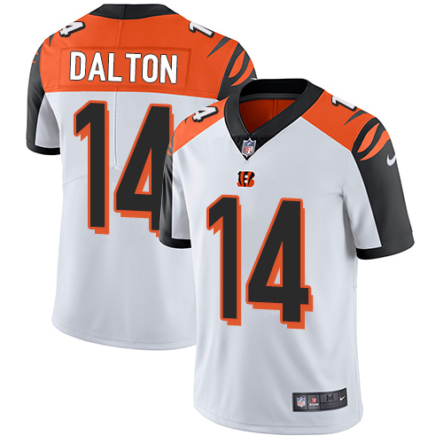 Nike Bengals #14 Andy Dalton White Men's Stitched NFL Vapor Untouchable Limited Jersey Nike Bengals #14 Andy Dalton White Men's Stitched NFL Vapor Untouchable Limited Jersey