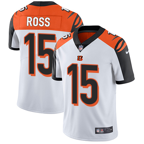 Nike Bengals #15 John Ross White Men's Stitched NFL Vapor Untouchable Limited Jersey Nike Bengals #15 John Ross White Men's Stitched NFL Vapor Untouchable Limited Jersey