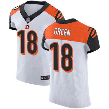 Nike Bengals #18 A.J. Green White Men's Stitched NFL Vapor Untouchable Elite Jersey Nike Bengals #18 A.J. Green White Men's Stitched NFL Vapor Untouchable Elite Jersey
