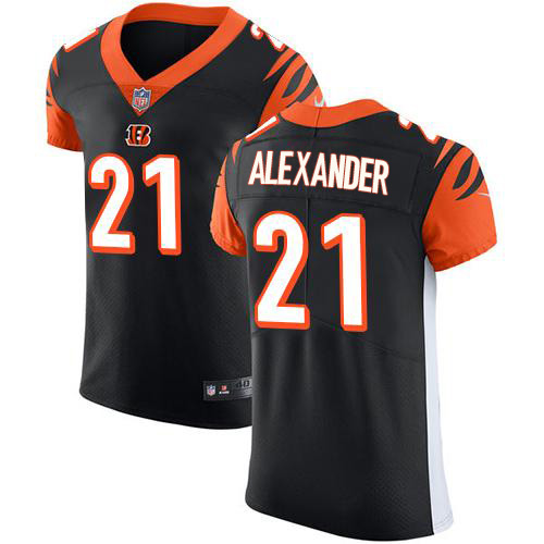 Nike Bengals #21 Mackensie Alexander Black Team Color Men's Stitched NFL Vapor Untouchable Elite Jersey Nike Bengals #21 Mackensie Alexander Black Team Color Men's Stitched NFL Vapor Untouchable Elite Jersey