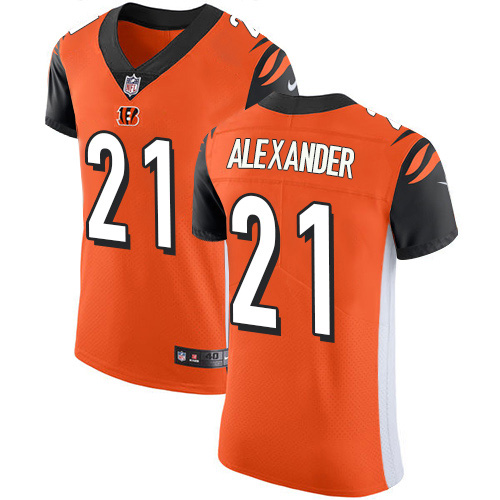 Nike Bengals #21 Mackensie Alexander Orange Alternate Men's Stitched NFL New Elite Jersey Nike Bengals #21 Mackensie Alexander Orange Alternate Men's Stitched NFL New Elite Jersey