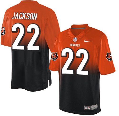 Nike Bengals #22 William Jackson Orange Black Men's Stitched NFL Elite Fadeaway Fashion Jersey Nike Bengals #22 William Jackson Orange Black Men's Stitched NFL Elite Fadeaway Fashion Jersey