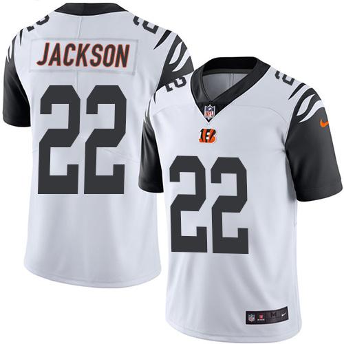 Nike Bengals #22 William Jackson White Men's Stitched NFL Limited Rush Jersey Nike Bengals #22 William Jackson White Men's Stitched NFL Limited Rush Jersey
