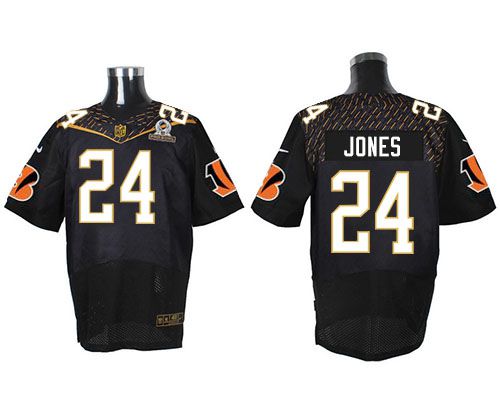 Nike Bengals #24 Adam Jones Black 2016 Pro Bowl Men's Stitched NFL Elite Jersey Nike Bengals #24 Adam Jones Black 2016 Pro Bowl Men's Stitched NFL Elite Jersey
