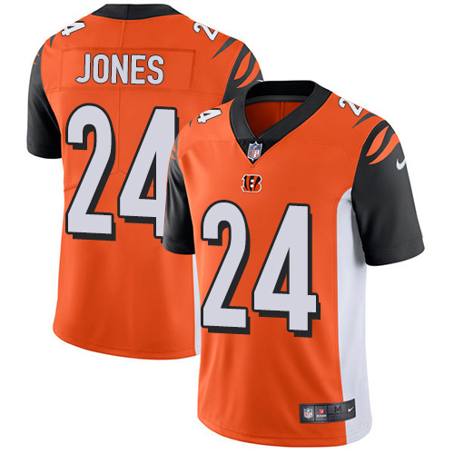 Nike Bengals #24 Adam Jones Orange Alternate Men's Stitched NFL Vapor Untouchable Limited Jersey Nike Bengals #24 Adam Jones Orange Alternate Men's Stitched NFL Vapor Untouchable Limited Jersey
