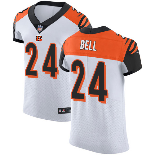 Nike Bengals #24 Vonn Bell White Men's Stitched NFL New Elite Jersey Nike Bengals #24 Vonn Bell White Men's Stitched NFL New Elite Jersey