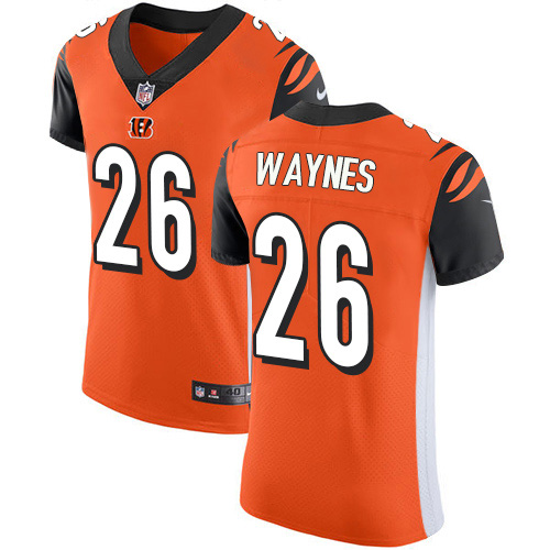 Nike Bengals #26 Trae Waynes Orange Alternate Men's Stitched NFL New Elite Jersey Nike Bengals #26 Trae Waynes Orange Alternate Men's Stitched NFL New Elite Jersey