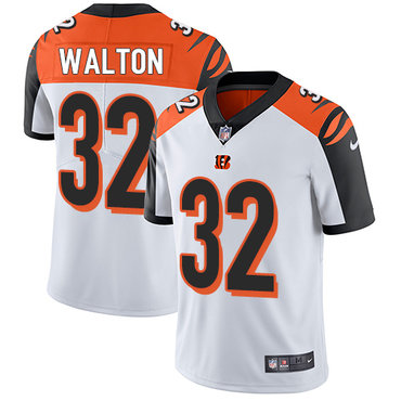 Nike Bengals #32 Mark Walton White Men's Stitched NFL Vapor Untouchable Limited Jersey Nike Bengals #32 Mark Walton White Men's Stitched NFL Vapor Untouchable Limited Jersey