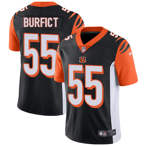 Nike Bengals #55 Vontaze Burfict Black Team Color Youth Stitched NFL Vapor Untouchable Limited Jersey Nike Bengals #55 Vontaze Burfict Black Team Color Youth Stitched NFL Vapor Untouchable Limited Jersey