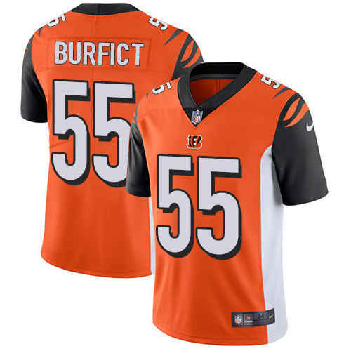 Nike Bengals #55 Vontaze Burfict Orange Alternate Youth Stitched NFL Vapor Untouchable Limited Jersey Nike Bengals #55 Vontaze Burfict Orange Alternate Youth Stitched NFL Vapor Untouchable Limited Jersey