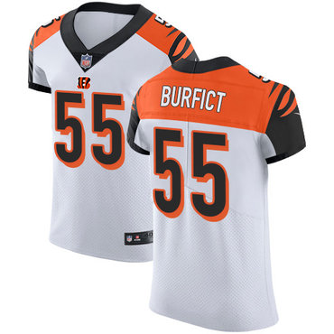 Nike Bengals #55 Vontaze Burfict White Men's Stitched NFL Vapor Untouchable Elite Jersey Nike Bengals #55 Vontaze Burfict White Men's Stitched NFL Vapor Untouchable Elite Jersey