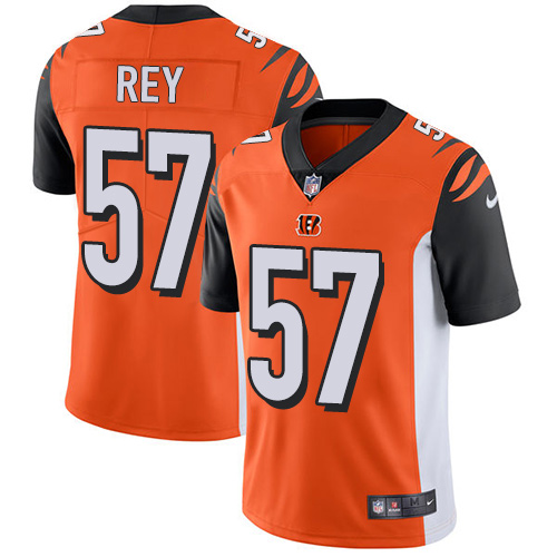 Nike Bengals #57 Vincent Rey Orange Alternate Men's Stitched NFL Vapor Untouchable Limited Jersey Nike Bengals #57 Vincent Rey Orange Alternate Men's Stitched NFL Vapor Untouchable Limited Jersey