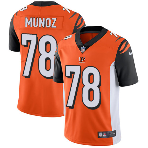 Nike Bengals #78 Anthony Munoz Orange Alternate Men's Stitched NFL Vapor Untouchable Limited Jersey Nike Bengals #78 Anthony Munoz Orange Alternate Men's Stitched NFL Vapor Untouchable Limited Jersey