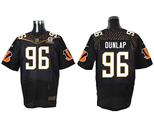 Nike Bengals #96 Carlos Dunlap Black 2016 Pro Bowl Men's Stitched NFL Elite Jersey Nike Bengals #96 Carlos Dunlap Black 2016 Pro Bowl Men's Stitched NFL Elite Jersey